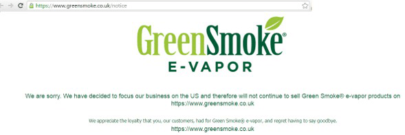 green smoke quit UK!