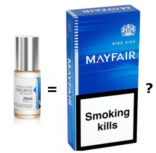 Mayfair King Size tobacco e-liquid flavour and Sterling KS e liquid