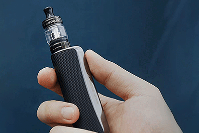 Man Holding Vaporesso GTX One in the Hand