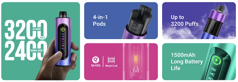 Elf Bar 4 in 1 Features